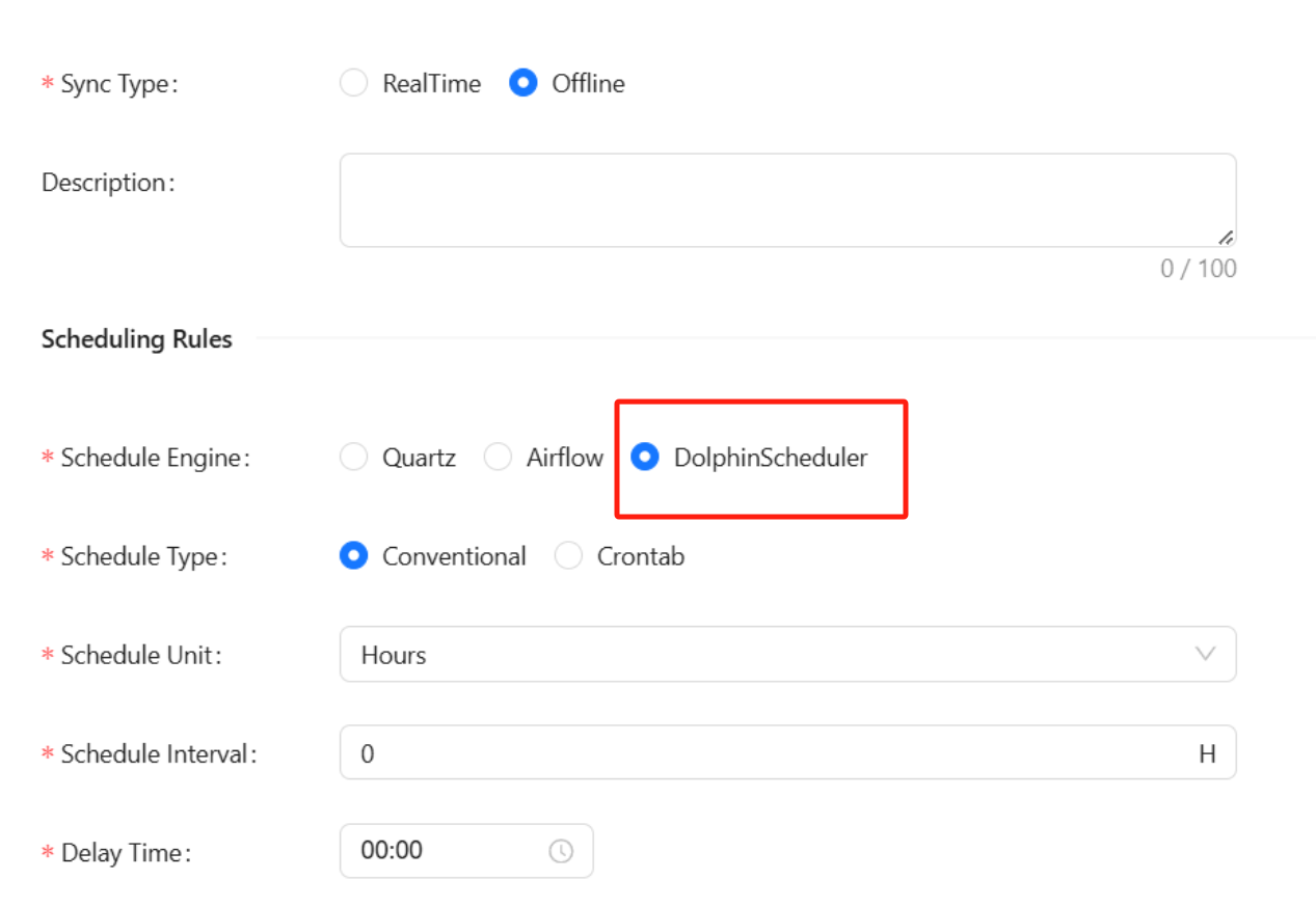 DolphinScheduler Task Configuration