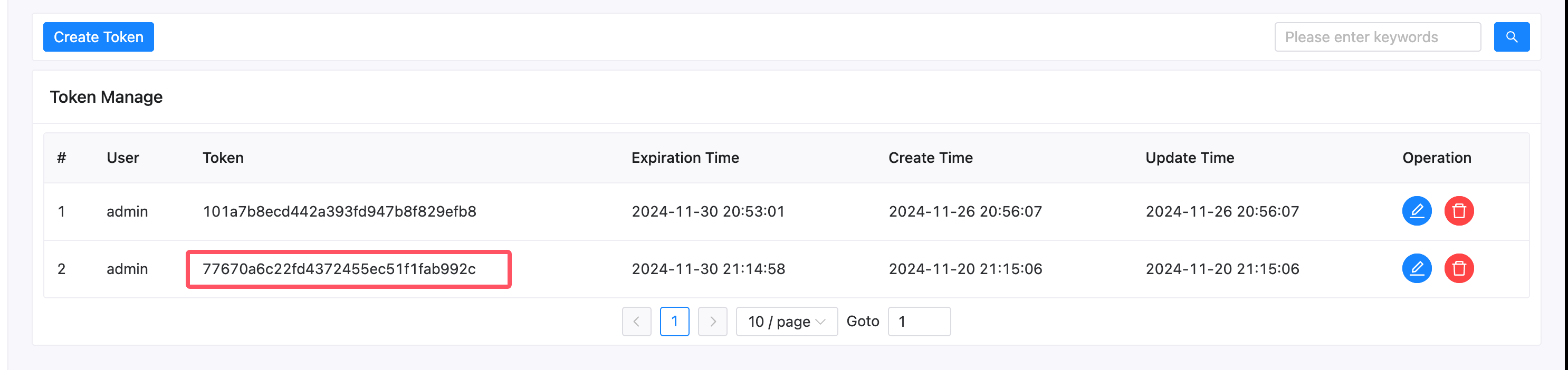 DolphinScheduler Token Copy