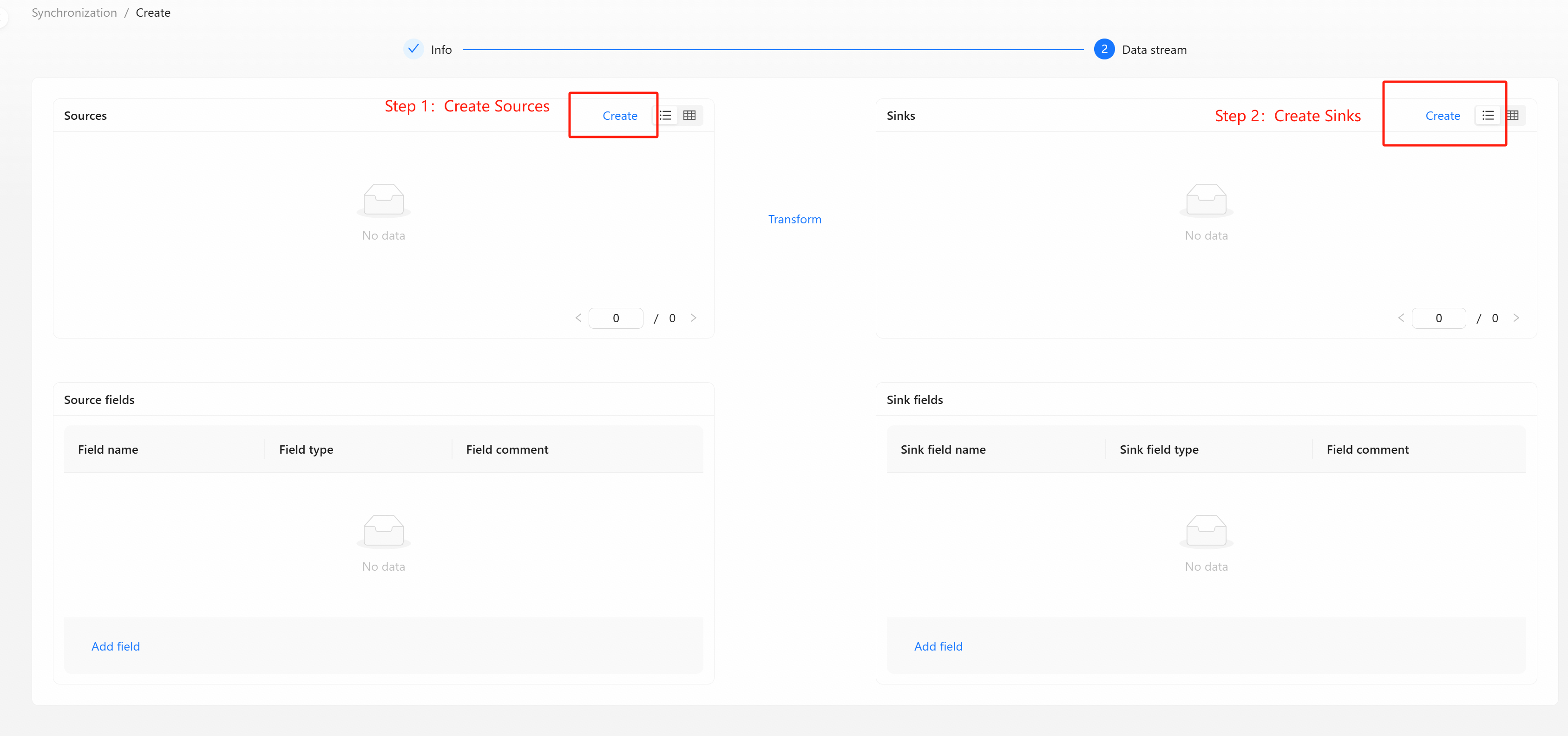 Realtime Sync Data Stream